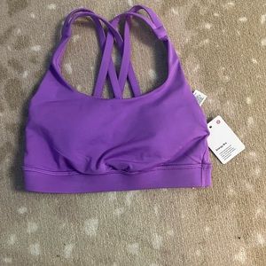Lululemon energy bra, size 2 color Moonlit Magenta